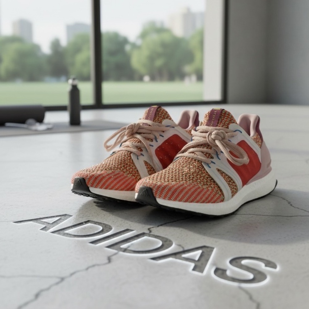 Adidas Stella McCartney Ultraboost Solar Orange Pink Shoes EG1069 Womens 6.5